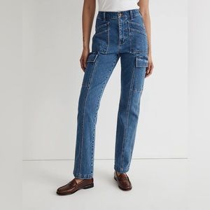 Madewell 90s Straight Cargo Medium Wash